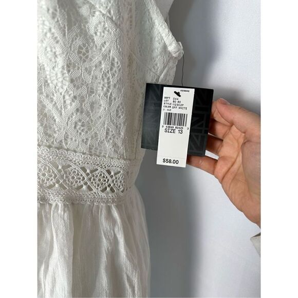 IZ Byer White Lace High Low Dress - Picture 8 of 12